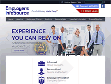 Tablet Screenshot of employersinfosource.com